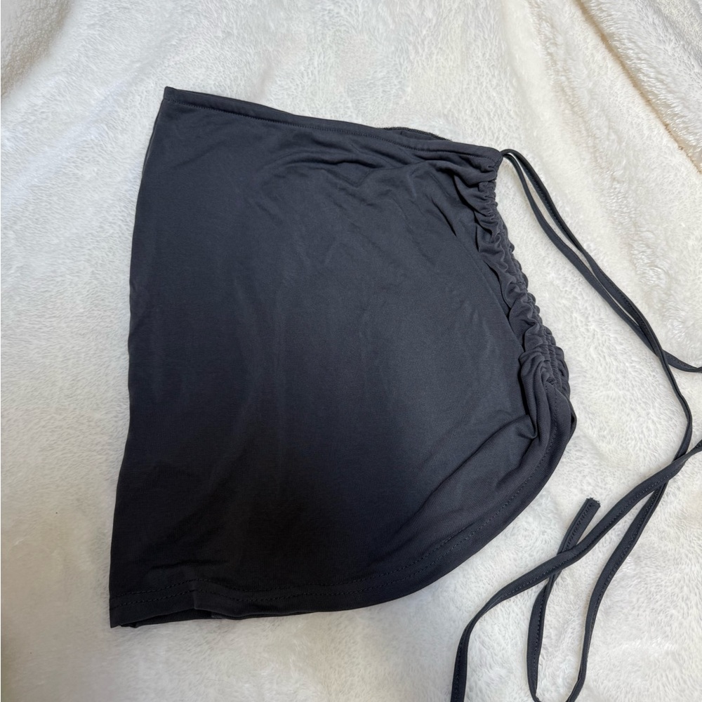 Edikted Gray Mini Skirt